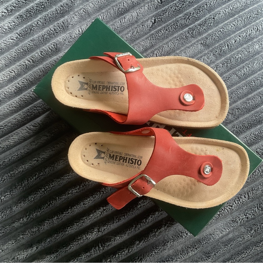 Mephisto Melinda Red Footwear
